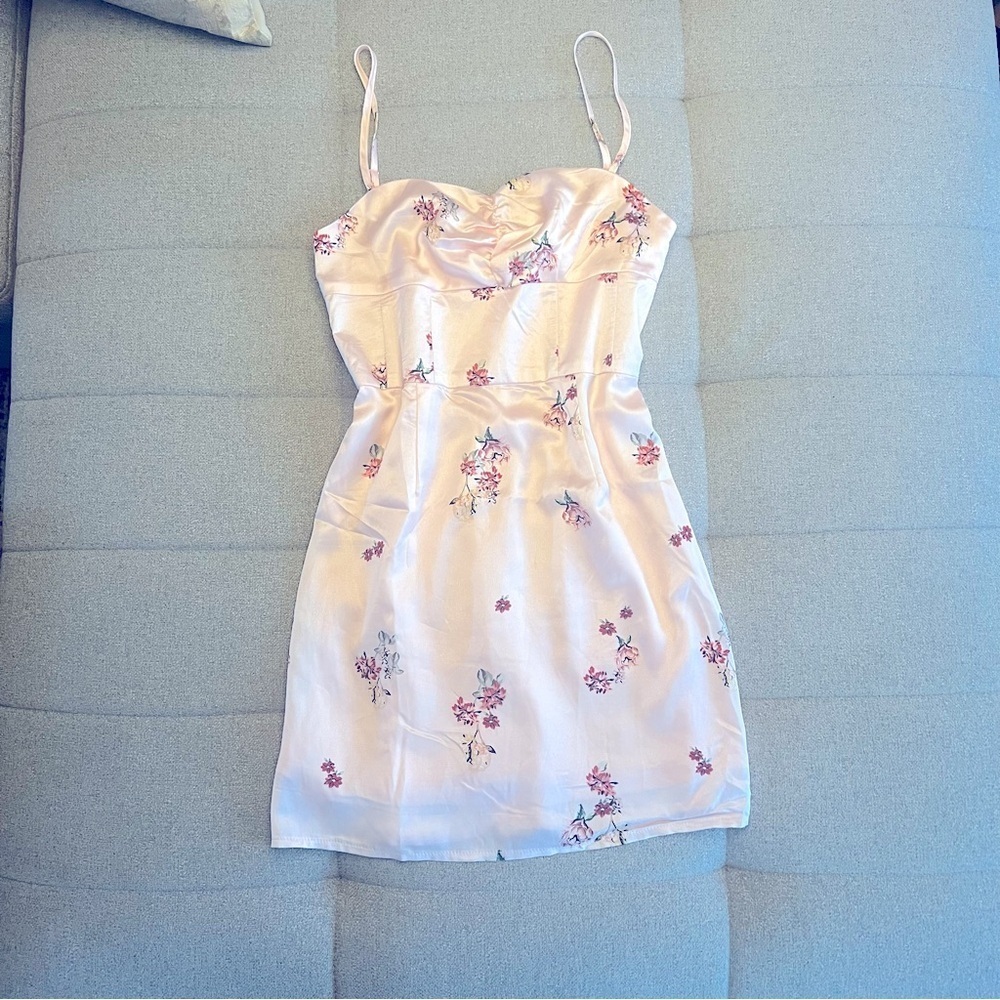 PRINCESS POLLY PINK CORSET MINI DRESS